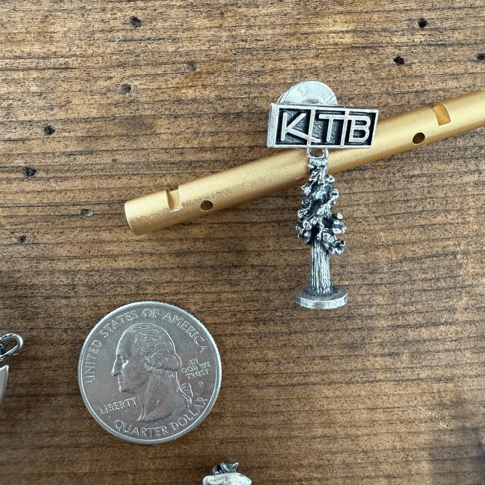 3 Vintage Pewter Hat or Blazer Pins