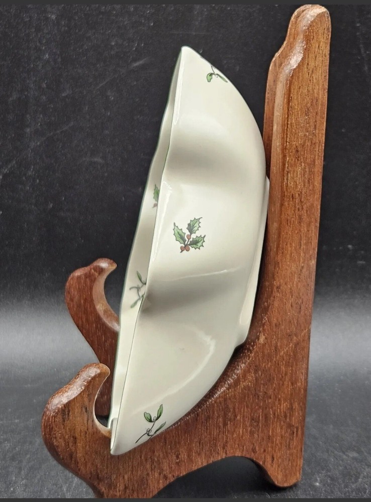 Spode Christmas Tree 2005 Candy Nut Dish Vintage Bone China