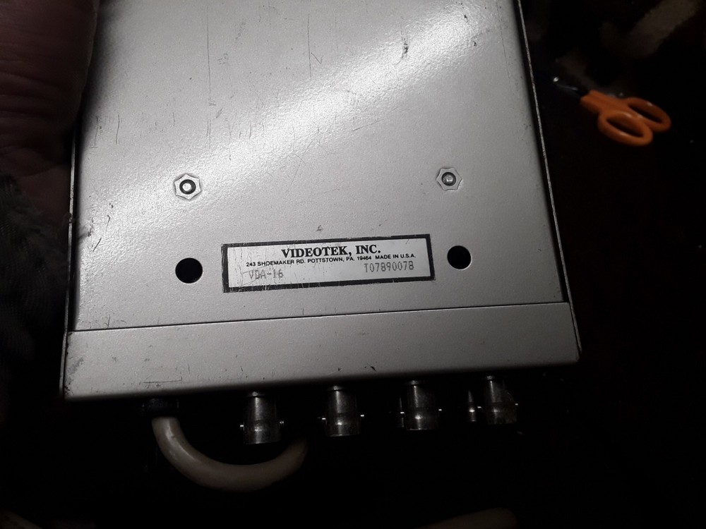 Videotek Vda-16 Distribution Amp Powers Up