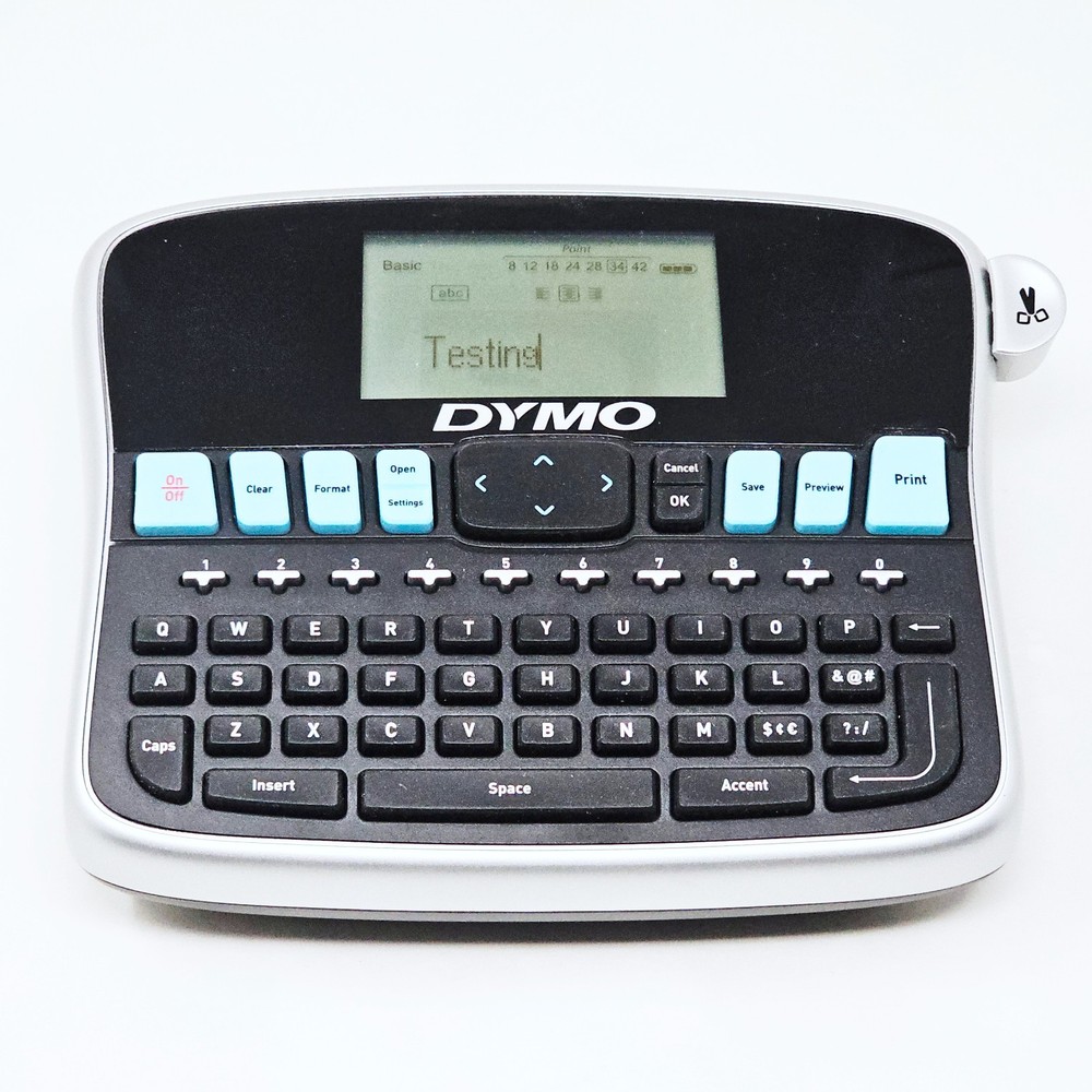 Dymo LabelManager 360D Desktop Label Maker Thermal Printer w Battery AC Adapter