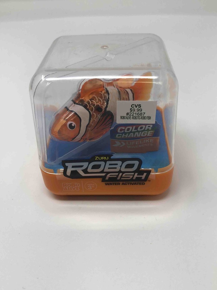 Zuru Robo Alive Robo Fish Orange