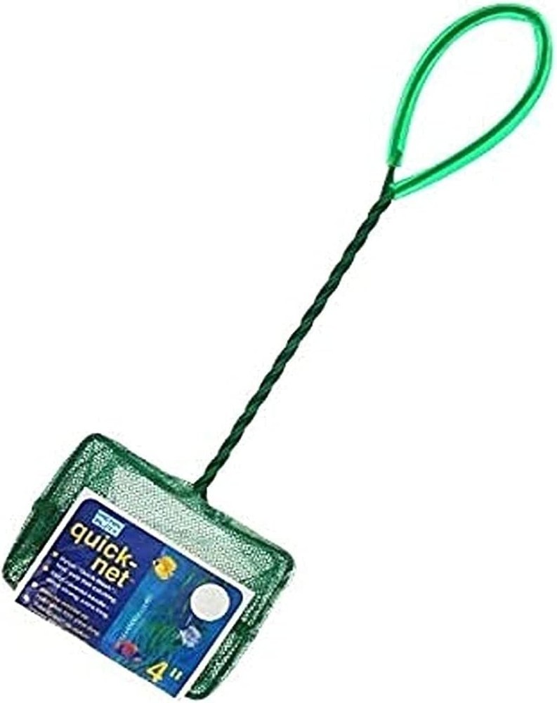 Essential Aquarium Fish Net - Durable 4" Design with Safe Transfer Features