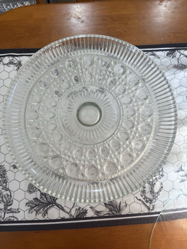 The Presentations: Crystal Collection Cake Plate With Glass Dome READ