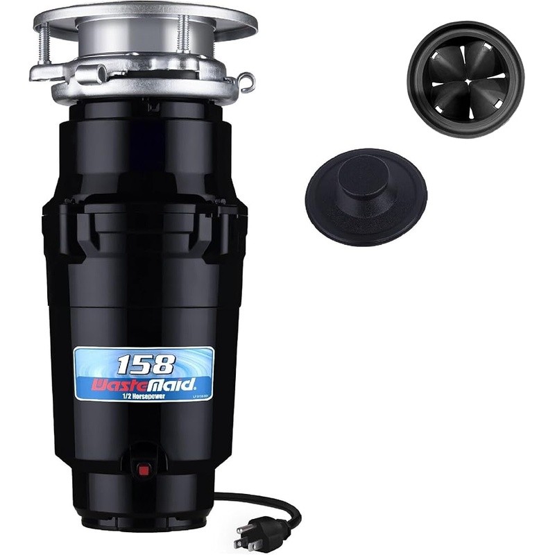 1/2 HP Compact Garbage Disposal Continuous Feed Torque Master Grinding System US