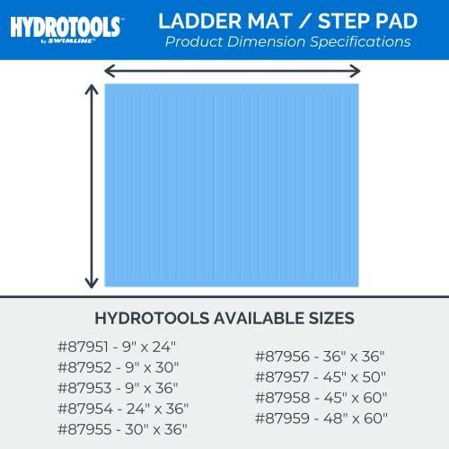 SWIMLINE HYDROTOOLS Protective Ladder Mat / Pool Step Pad (9'' X 36'')