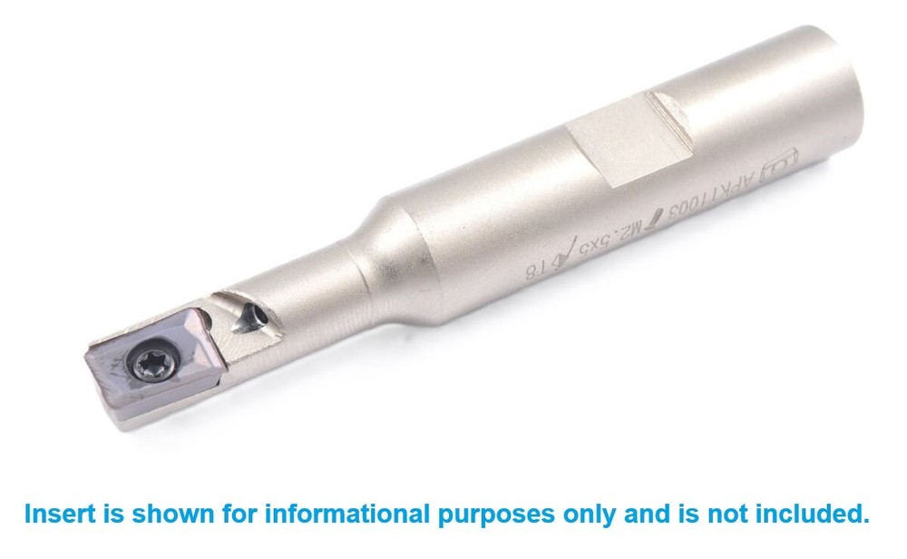 3/8" SQUARE SHOULDER COOLANT-THRU INDEXABLE END MILL (5822-1601)