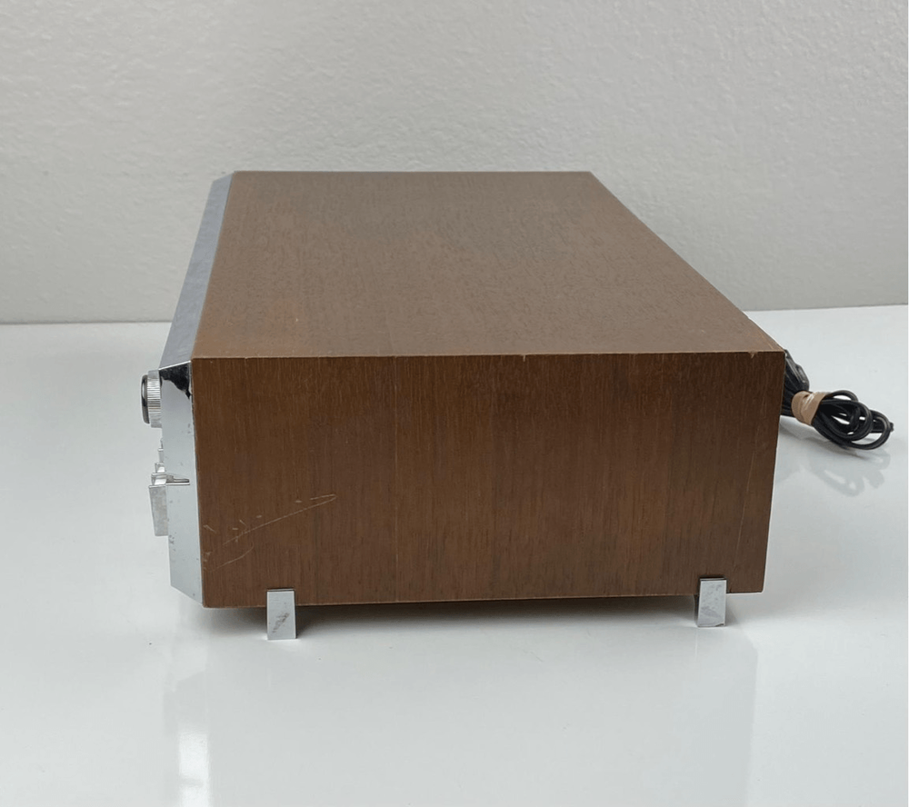 Vtg Webcor AM/FM Solid State Stereophonic Multiplex Receiver & Turntable WFX151