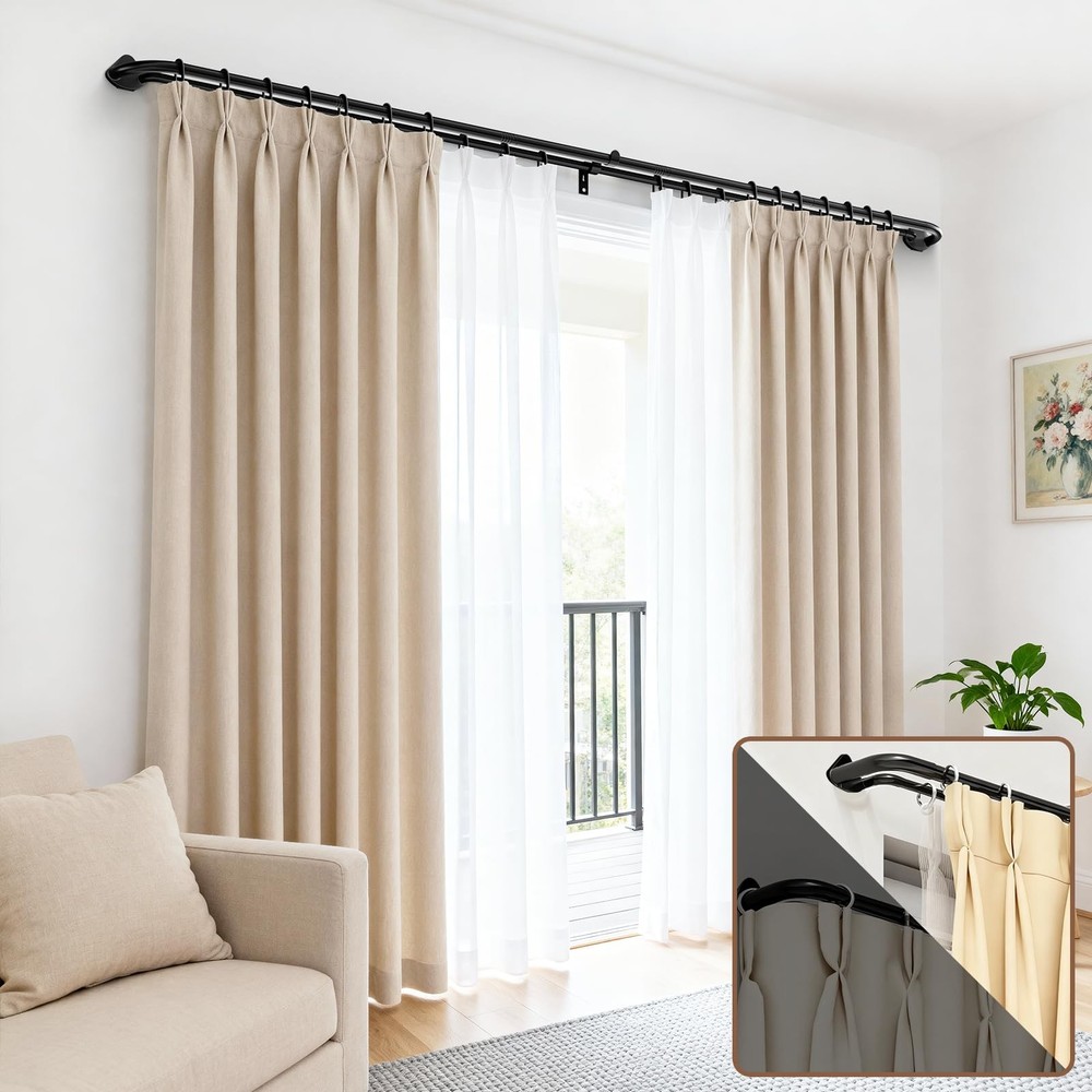 Double Curtain Rods