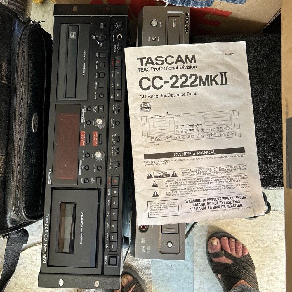 Tascamcc – 222 – Mk2. CD CD Recorder/cassette Deck