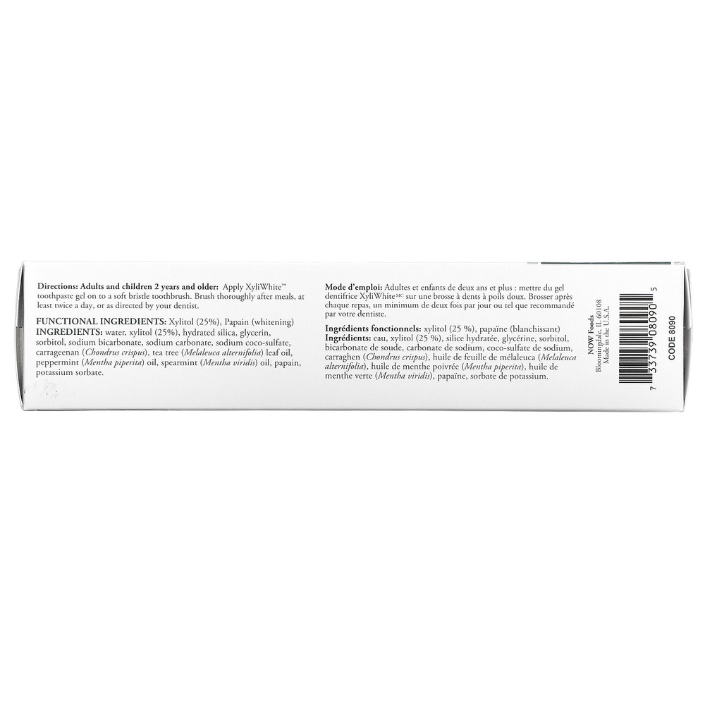 Solutions, XyliWhite, Toothpaste Gel, Refreshmint, 6.4 oz (181 g)
