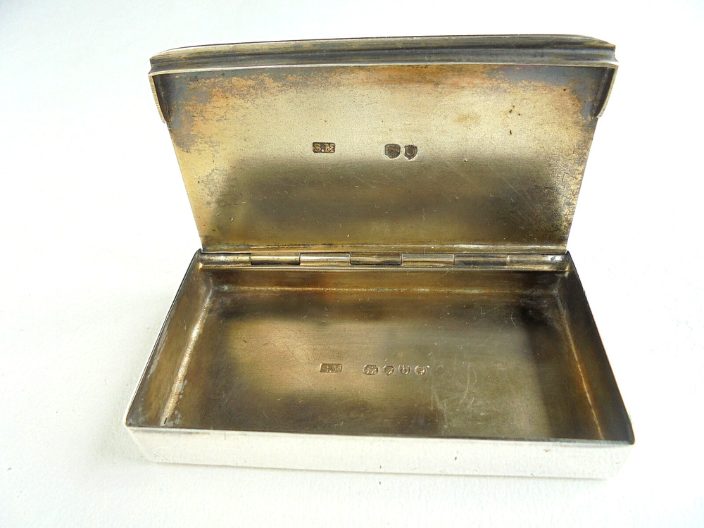 Sampson Mordan Silver Enamel Vesta Case 1889