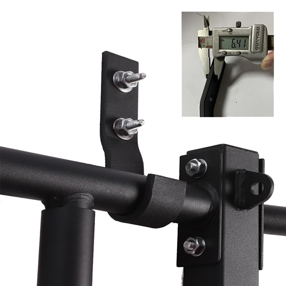 Wall Mount Hooks Multifunctional Pull Up Bar 4 Hooks With Mounting Screws