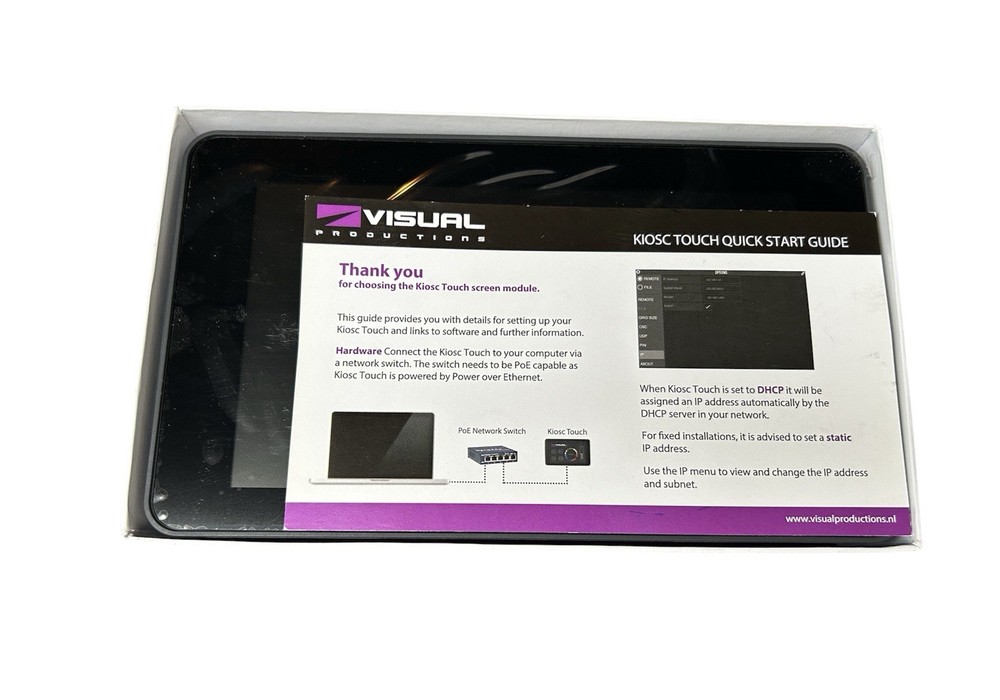 Visual Productions Kiosc Touch Screen with Customizable GUI Kiosk