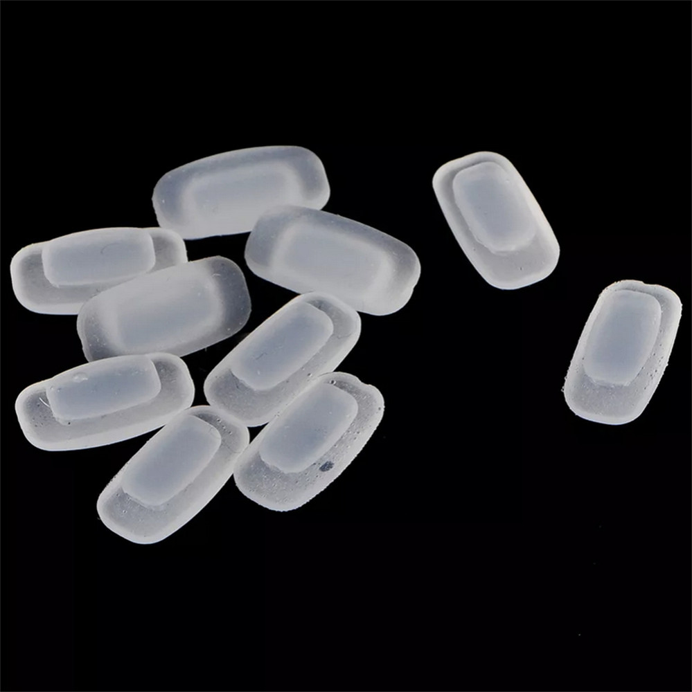 Eyeglass Nose Pads , 2 Pairs Nose Pieces Replacement Square Rectangle Push US