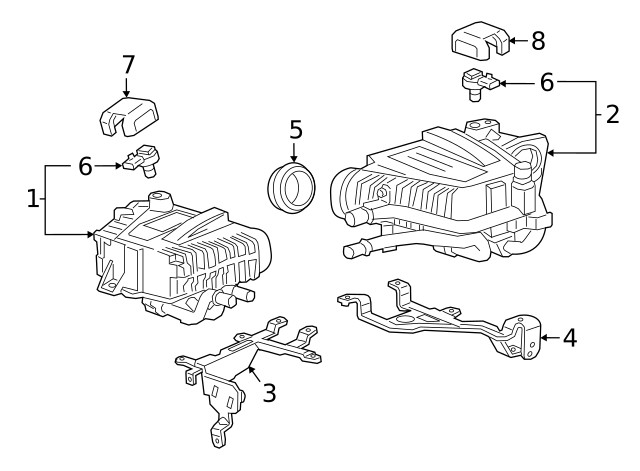 Genuine GM Driver Side Intercooler 12698228