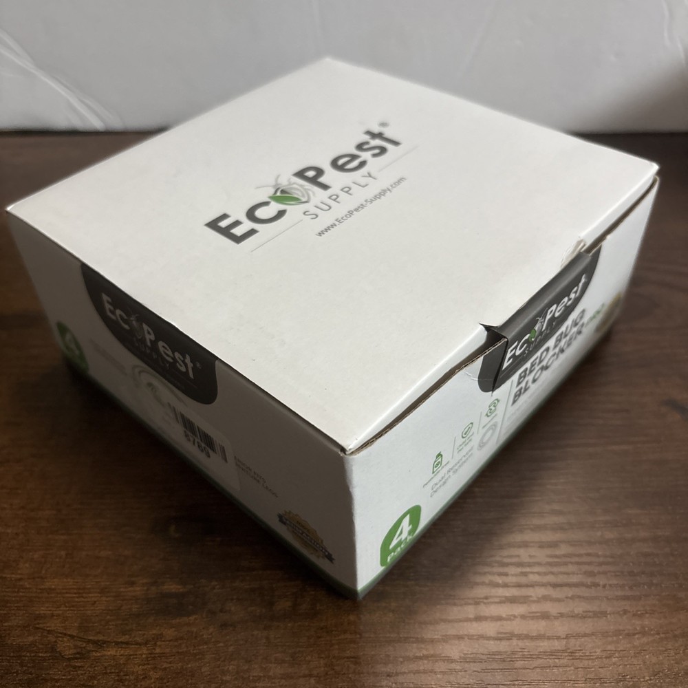 Bed Bug Interceptors – 4 Pack | Bed Bug Blocker (Pro) Interceptor Traps (White)