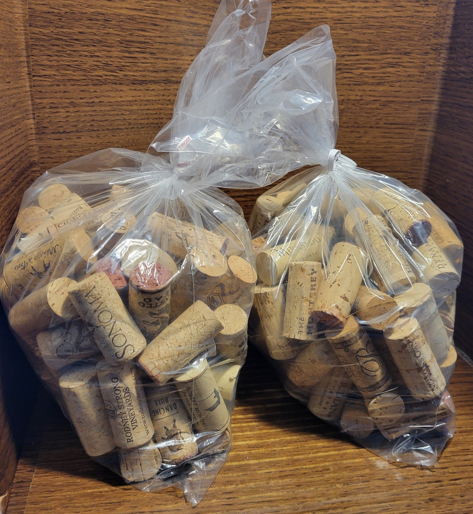 175 Wine Corks Assorted Brands Upcycle