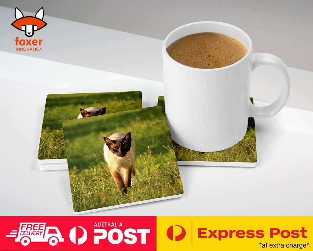 COASTER COFFEE DRINKING MAT|SIAMESE CAT 7