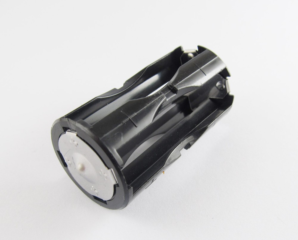 10x Black Parallel Adapter Battery Holder DC 1.5V Case Box Convert 4 AAA To 1 C