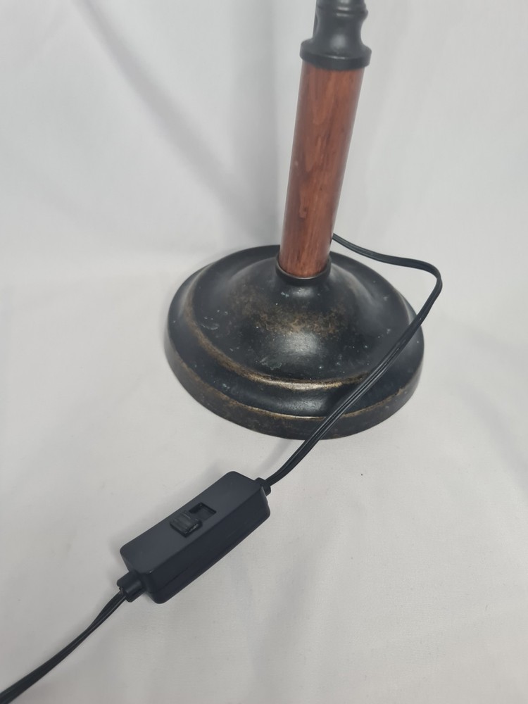Statement Industrial Campaign Desk Lamp | Solid Heavyweight Task Light | 56cm
