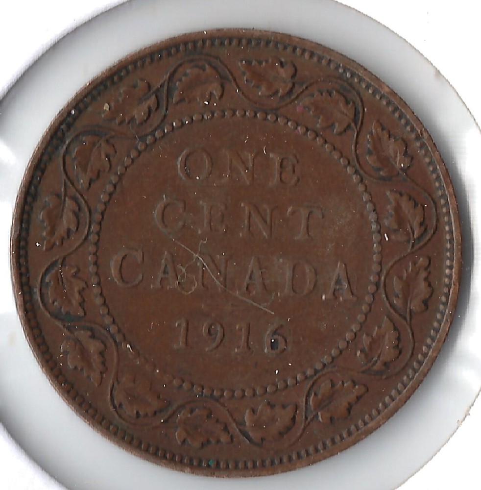 Coin Canada 1 Cent 1916 KM21