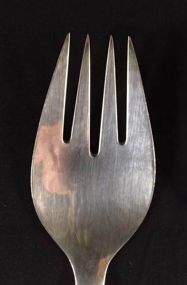 Georg Jensen Sterling Silver Salad Set Pattern # 57