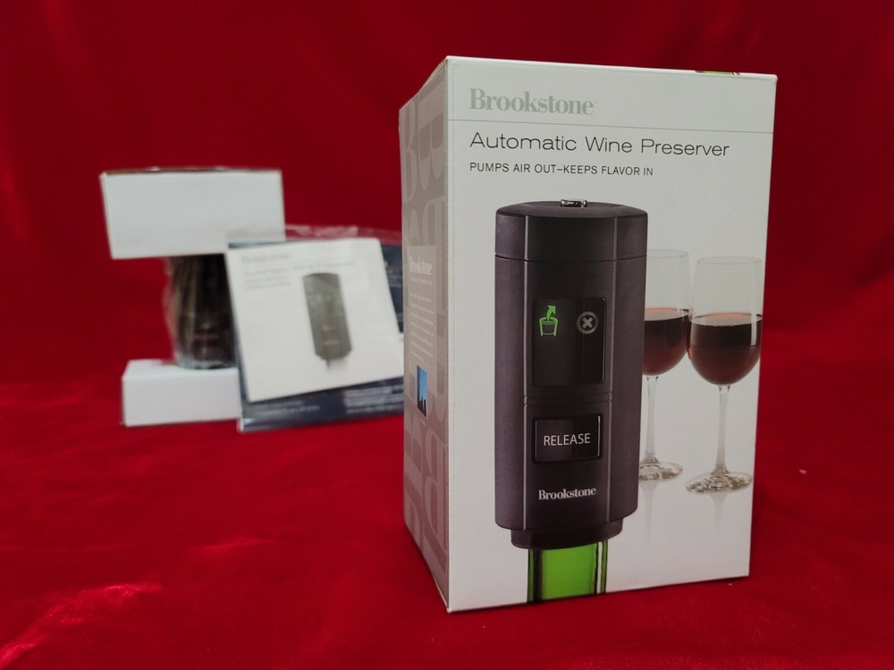 Brookstone Automatic Wine Preserver (Brand New in Sealed Condition)