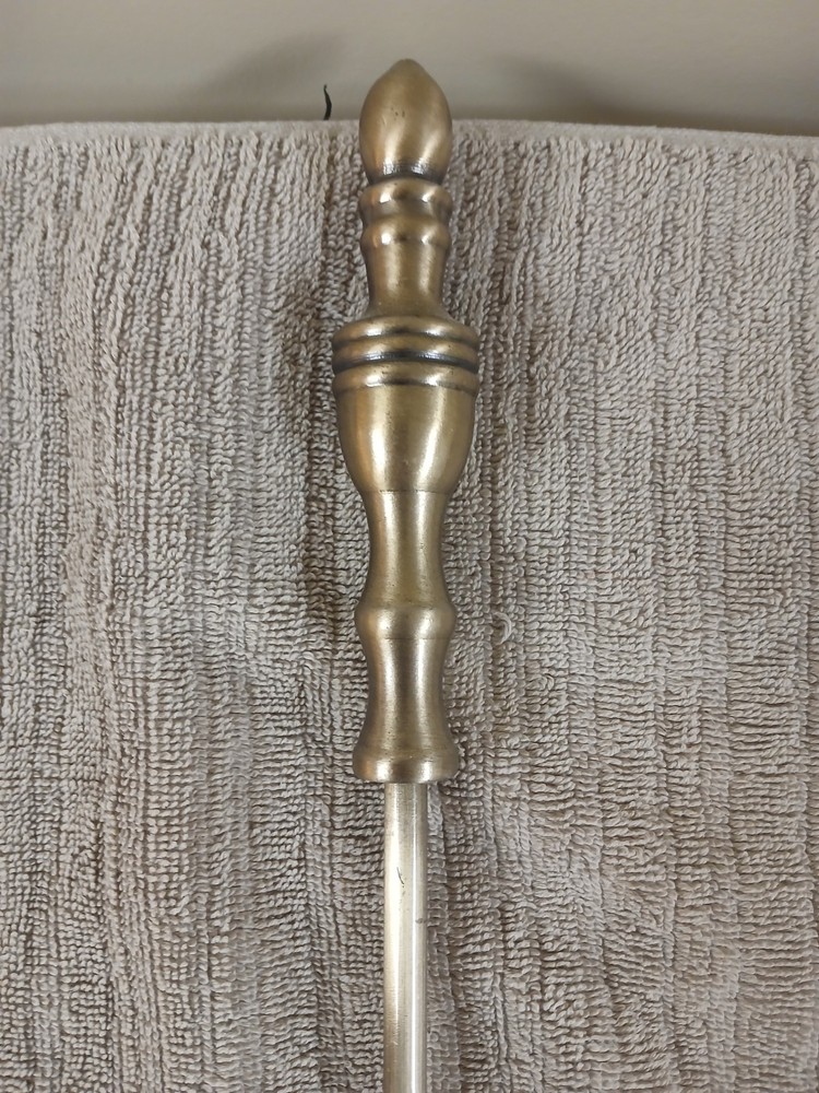 Fireplace Poker Set 3 Piece Chrome Set.