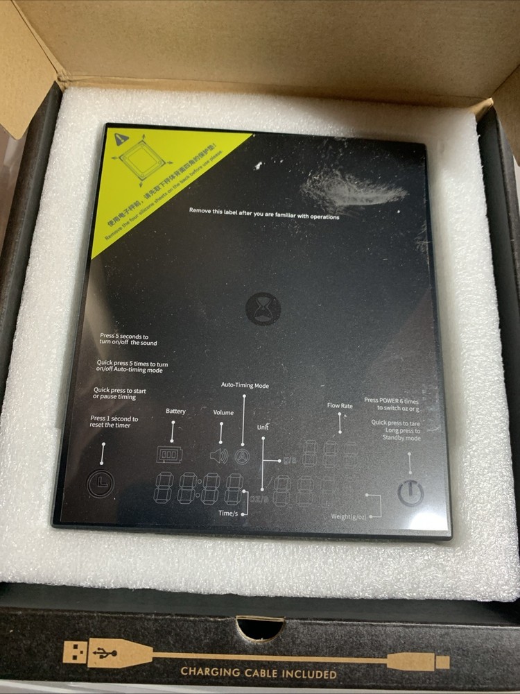 Exclusive - Black Mirror Basic PRO Coffee Scale with Timer, Espresso Scale