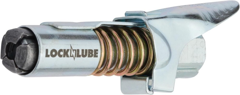 Ultimate Locking Grease Coupler with Spare Kit - 10,000 PSI Compatibility