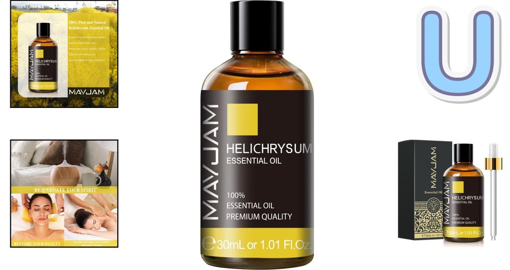 Helichrysum Essential Oil 30ML - Versatile Oil for Diffusers & Candles