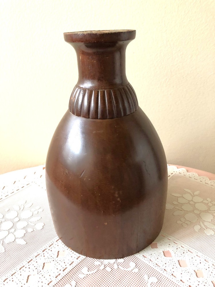 Vintage Salvage Architectural Solid Wood Pedestal Base Stand Riser