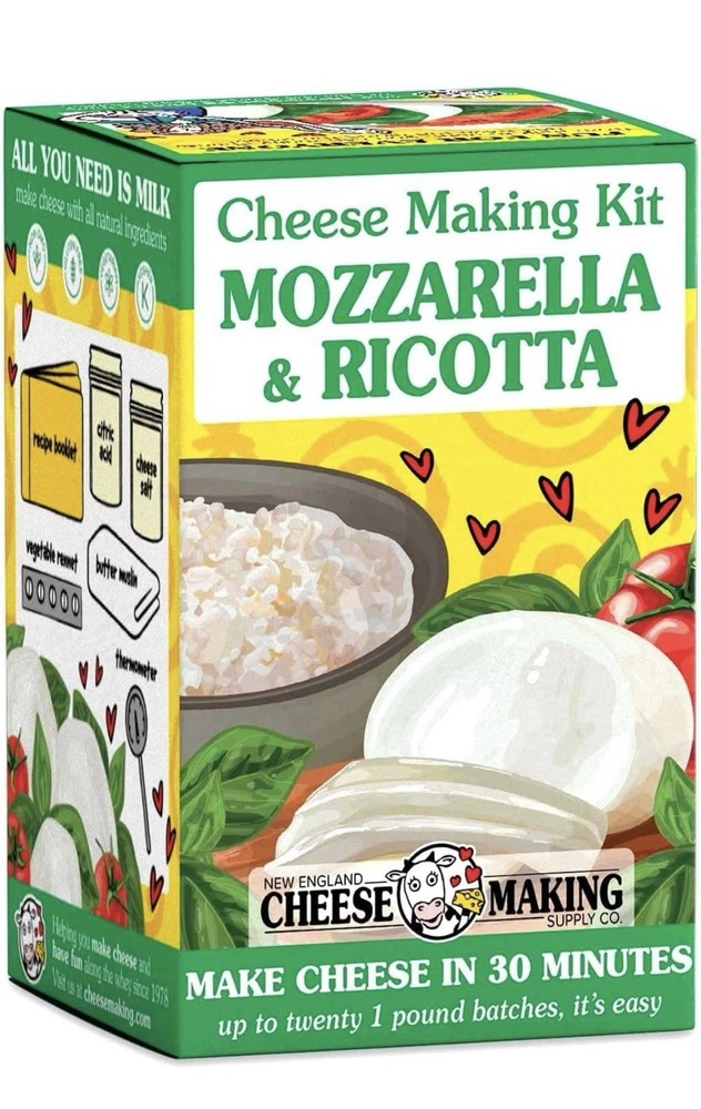Mozzarella and Ricotta Cheese Making Kit