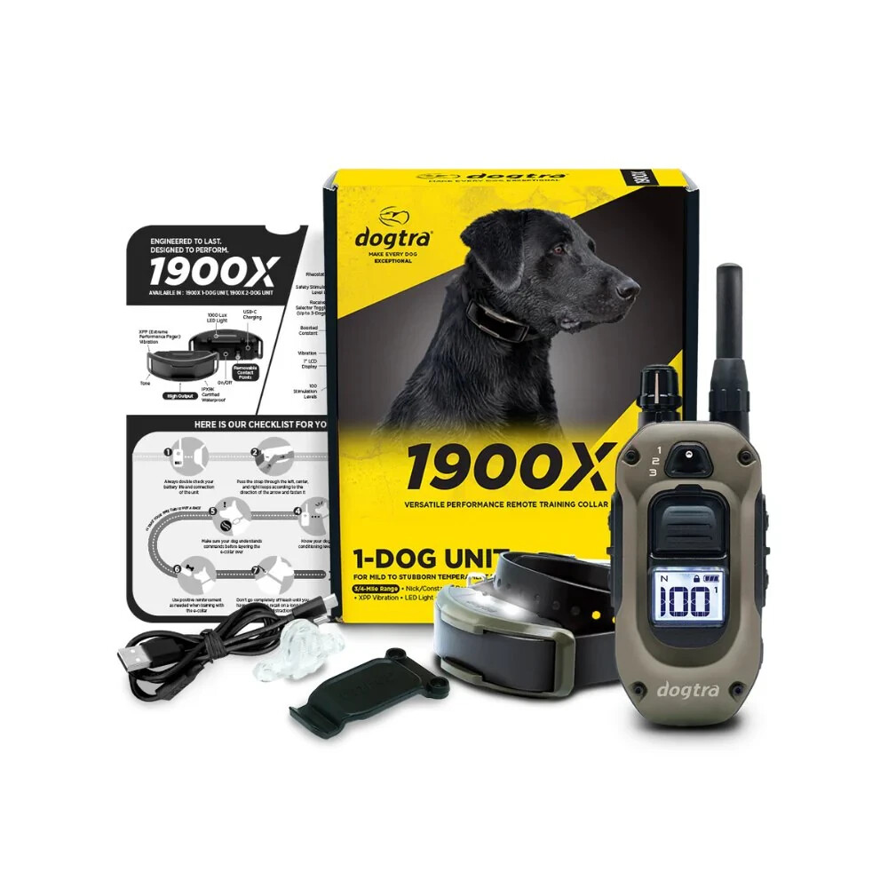Dogtra 1900X Remote Training E-Collar – Next-Gen E-Collar with Unrivaled Perform