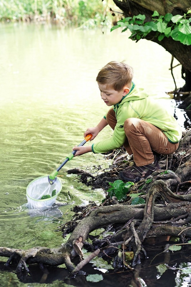 HABA Terra Kids - Scoop Net with Sturdy Adjustable Handle