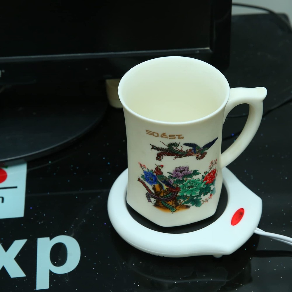 Home&Office Desktop Electric Mug 1 White, 1pack