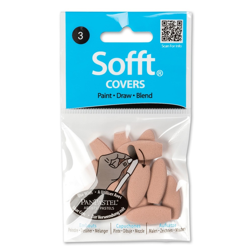 PanPastel Sofft Covers 10/Pkg-#3 Oval, PP62003