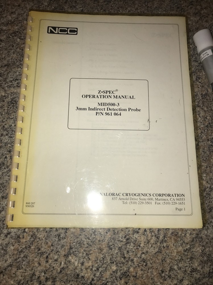 Nalorac Z-Spec MD500-3 Probe
