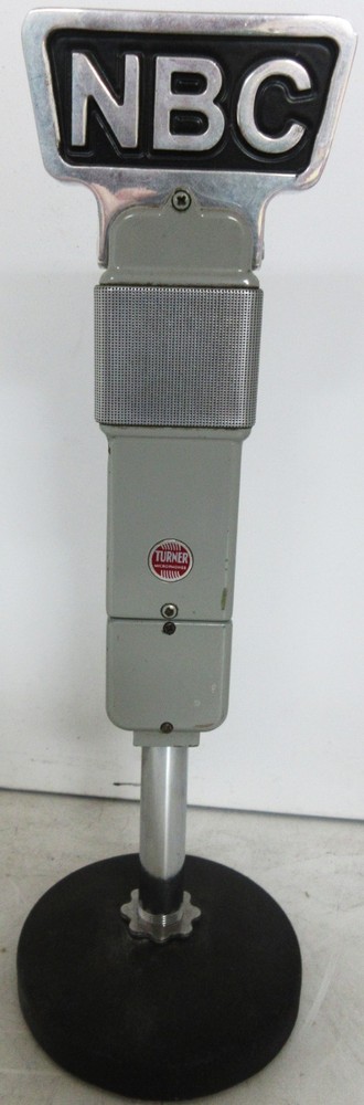 Turner Table Microphone with "NBC" marque
