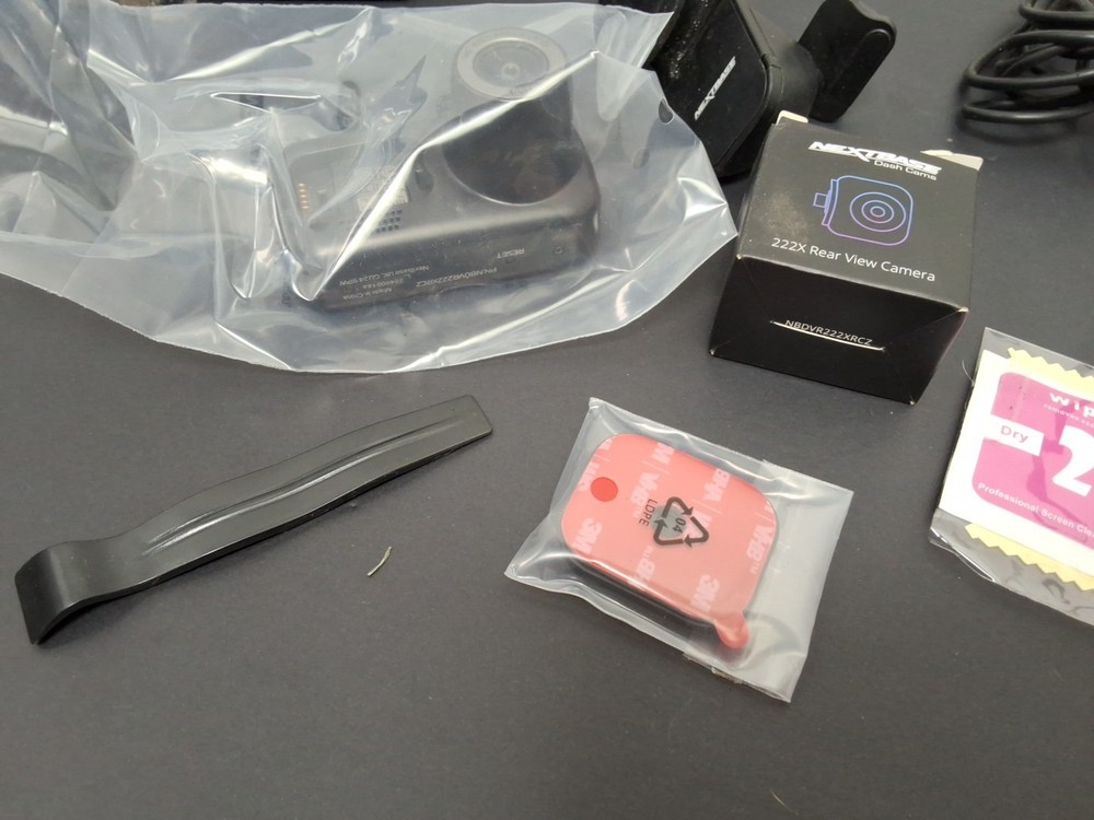 NextBase 222X Dash Cam Rear Cam Bundle- USED