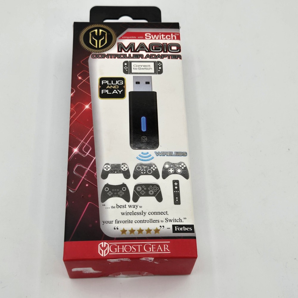Nintendo Switch USB Wireless Gaming Controller Adapter! Ghost Gear