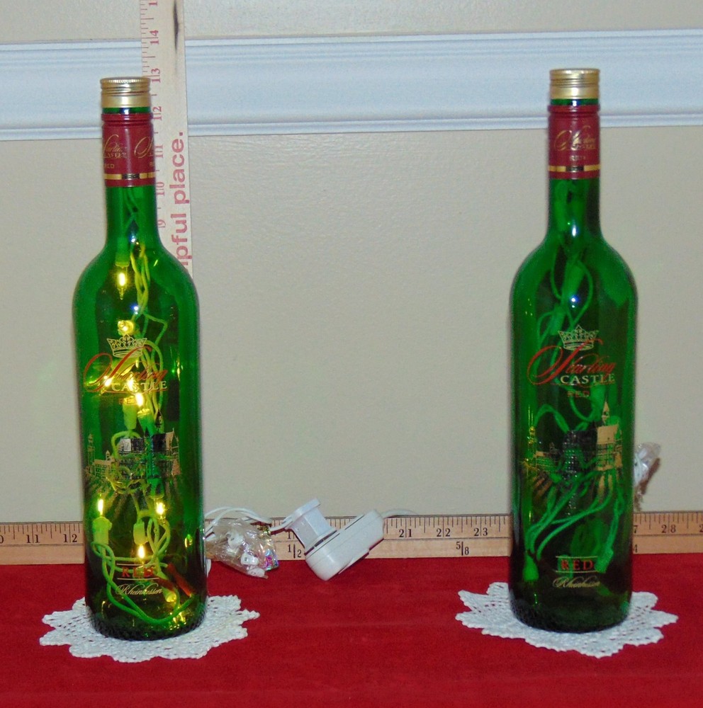 Starling Castle "Red" Bottle Lamp