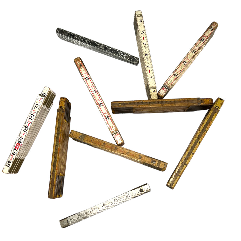 Vintage Folding Ruler
