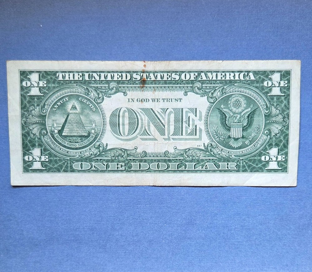 One Dollar Silver Certificate Series 1957 B