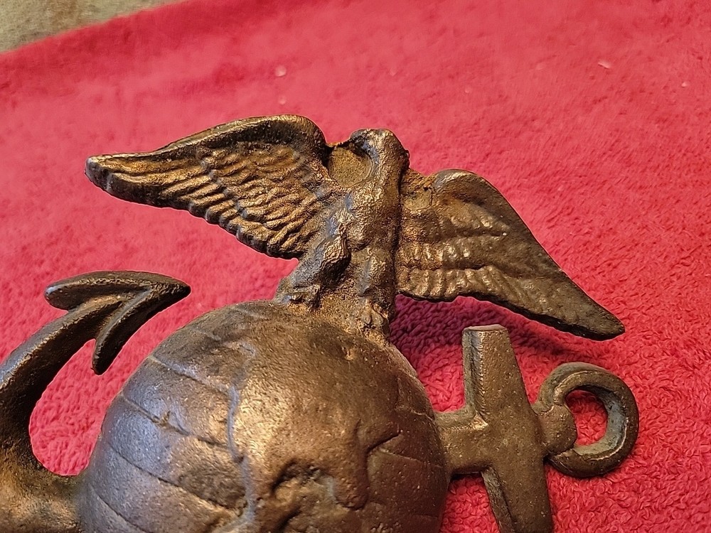 US MARINE CORPS BRASS GLOBE EAGLE ANCHOR