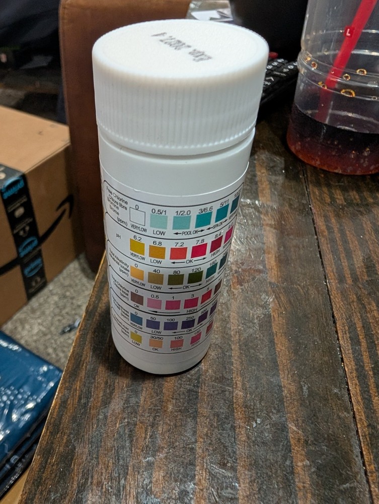 Pool Zing 6 in 1 test strips100 strips