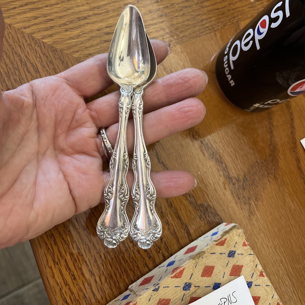 2 Grapefruit Spoons, Stratford Silver Co, silverplate