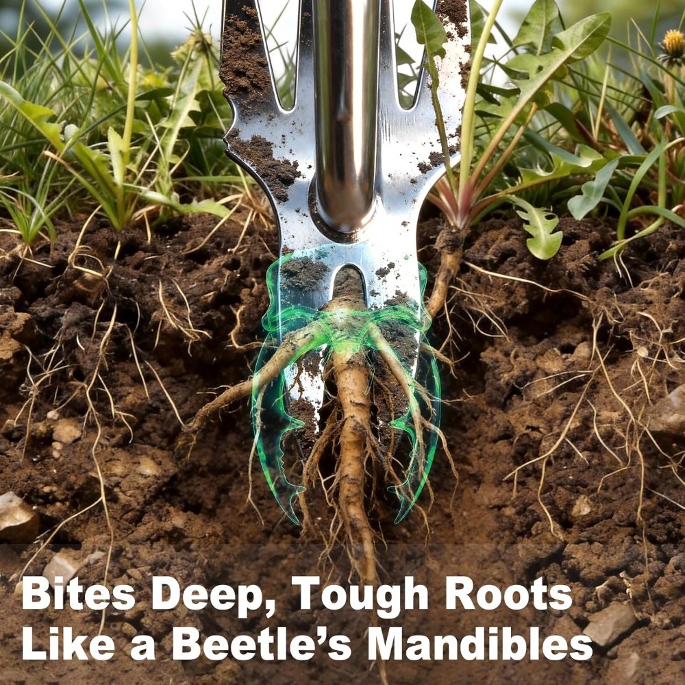 Heavy Duty Hand Weeder Puller, Stainless Steel Root Removal Tool