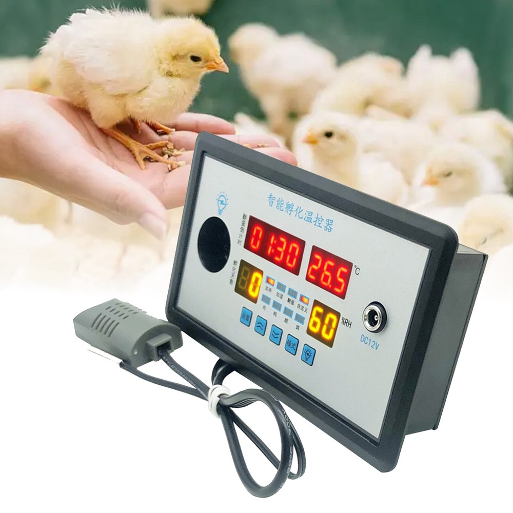 Automatic Digital Temperature Humidity Egg Turning Control Incubator Thermostay9