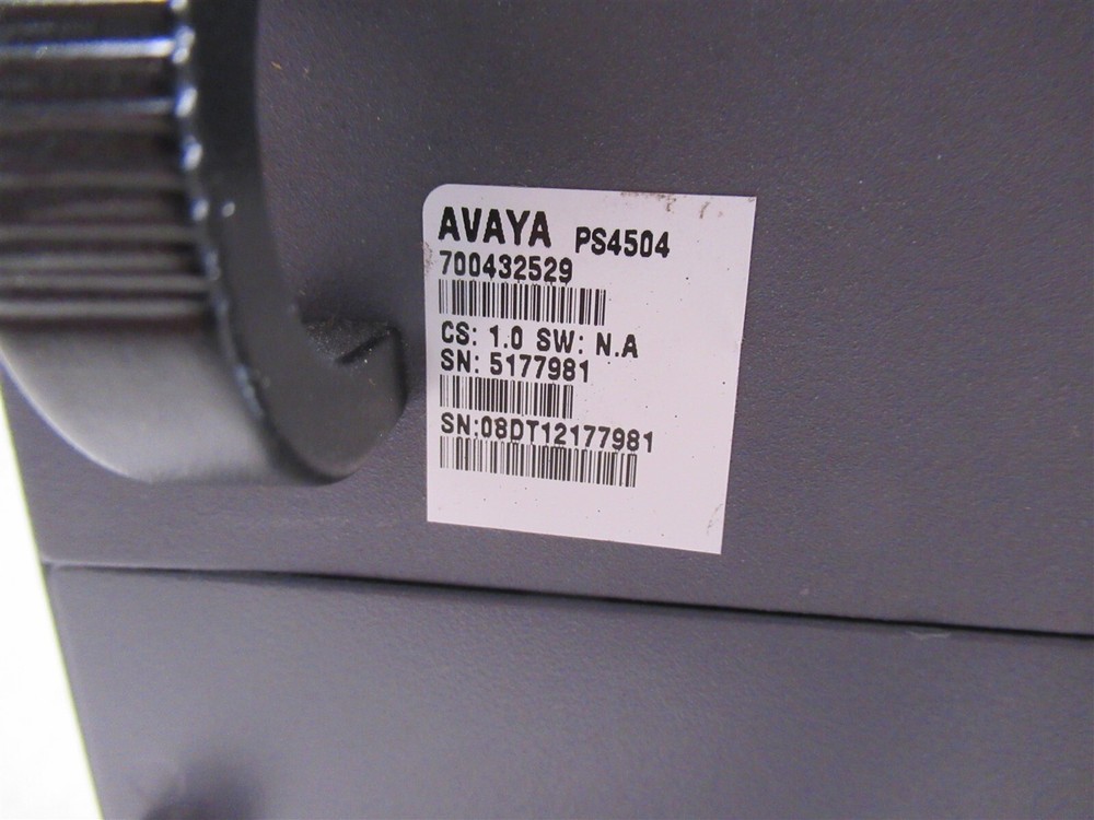 Avaya G450 Media Gateway with PS4504 Power Supply Module